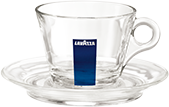 Plato para capuccino de Glass Collection